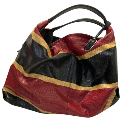 Pre-owned Furla Leather Handbag In Multicolour