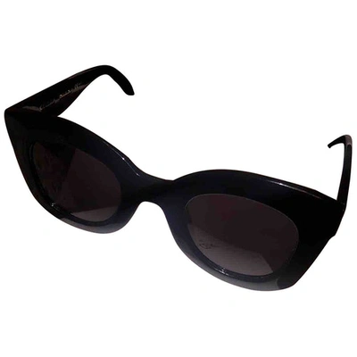 Pre-owned Celine Marta Black Sunglasses