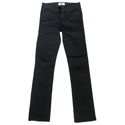 Pre-owned Paige Jeans Black Cotton - Elasthane Jeans