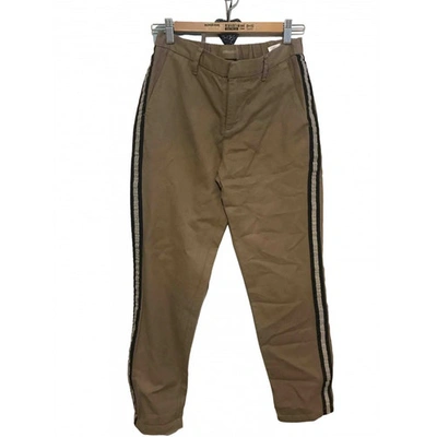 Pre-owned Zadig & Voltaire Chino Trousers In Khaki