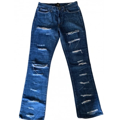 Pre-owned Just Cavalli Large Jeans In Navy