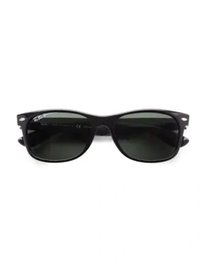 Ray Ban Men's Rb2132 55mm New Wayfarer Sunglasses In Black/ Green