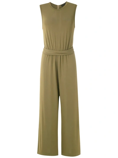 Andrea Marques Wide Leg Jumpsuit In Green