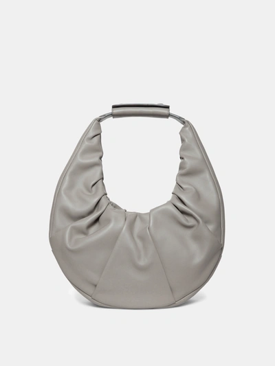 Staud Soft Moon Shoulder Bag In Grey