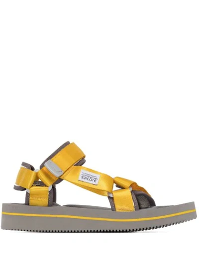 Suicoke Yellow Depa-v2eu3 Strap Sandals