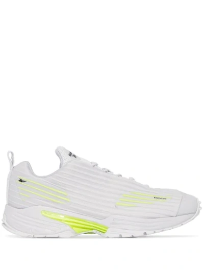 Reebok White Dmx Thrill Low Top Sneakers