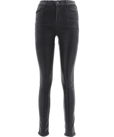 J Brand "maria" Lyocell Pants In Black