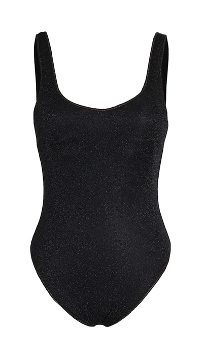 Oseree Sporty Swimsuit In Black