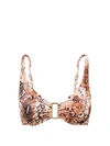 Melissa Odabash Bel-air Snake-print Underwired Bikini Top