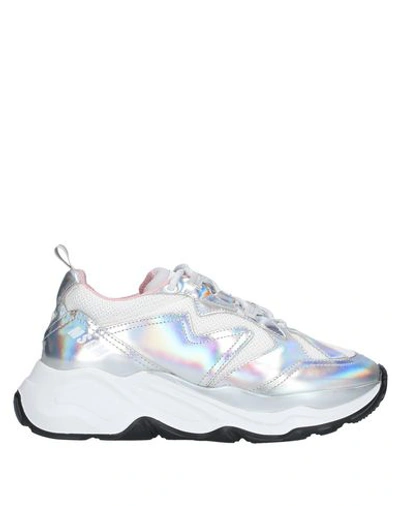 Msgm Sneakers In Silver