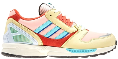 Pre-owned Adidas Originals  Zx 8000 Vapour Pink In Vapour Pink/clear Aqua/easy Yellow