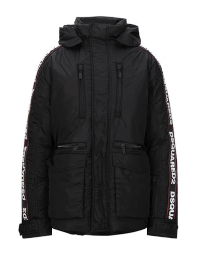 Dsquared2 Down Jackets In Black