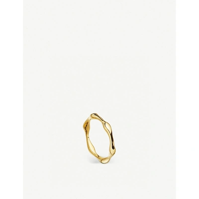 Missoma Molten 18ct Gold-plated Vermeil Silver Ring