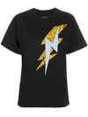 Isabel Marant Lightening Bolt Crew Neck T-shirt In Black