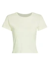 Agolde Linda Tie-dye Boxy Tee In Mint Sunfade