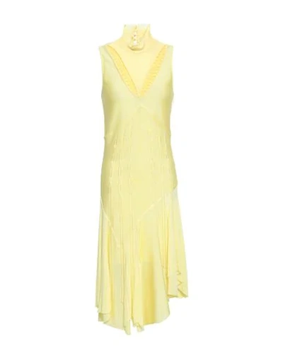 Roberto Cavalli Midi Dresses In Yellow