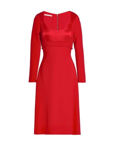 Antonio Berardi Midi Dresses In Red