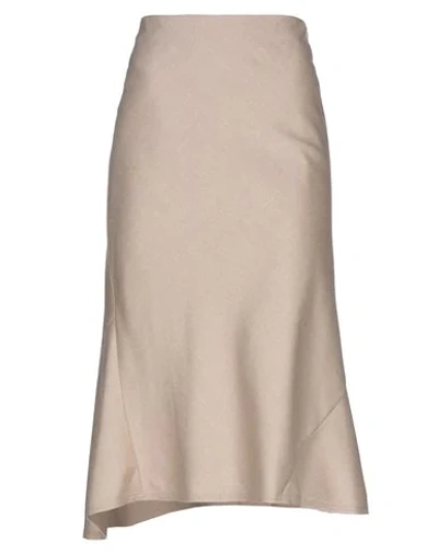 Theory Midi Skirts In Sand