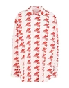 Msgm Patterned Shirts & Blouses In Red