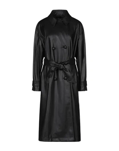 Be Blumarine Coats In Black