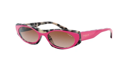 Vogue Eyewear Woman Sunglasses Vo5316s In Brown Gradient