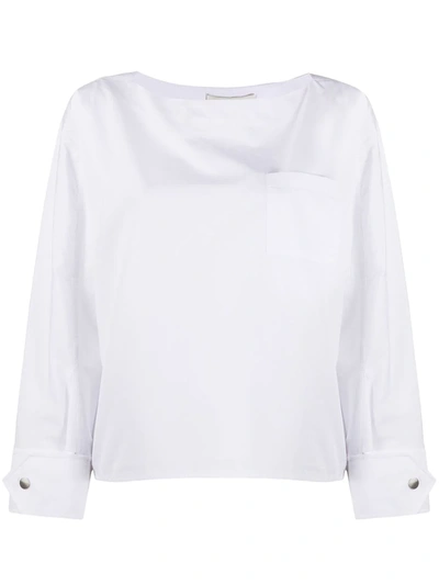3.1 Phillip Lim Cotton-poplin Blouse In White
