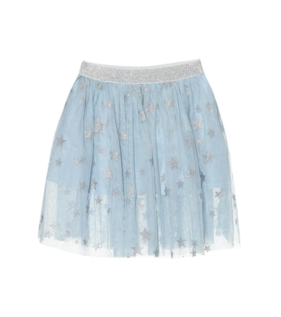 Stella Mccartney Kids' Little Girl's & Girl's Stars Tulle Skirt In Light Blue