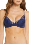 Natori Flora Underwire Bra In Dark Night