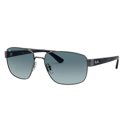 Ray Ban Rb3663 Sunglasses Black Frame Grey Lenses 60-17