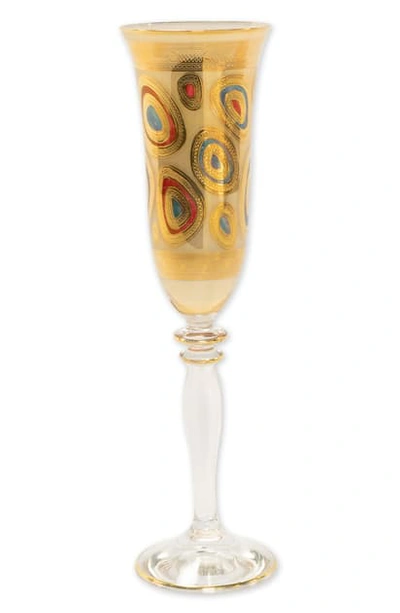 Vietri Regalia Cream Champagne Glass