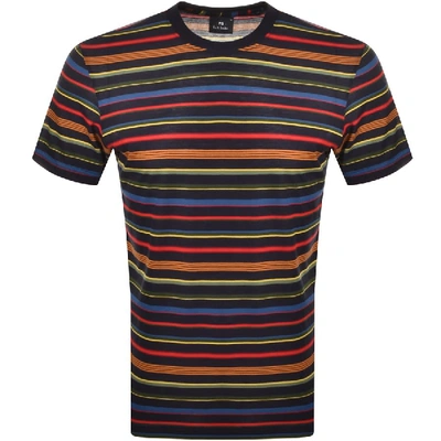Paul Smith Ps By  Short Sleeve T Shirt Navy