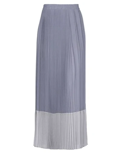 Clips Long Skirts In Grey