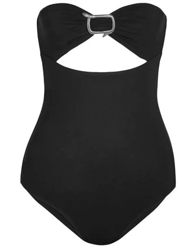 On The Island By Mario Schwab One-piece Swimsuits In Black