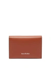 Acne Studios Logo-embossed Leather Bi-fold Cardholder In Bifold Card Holder