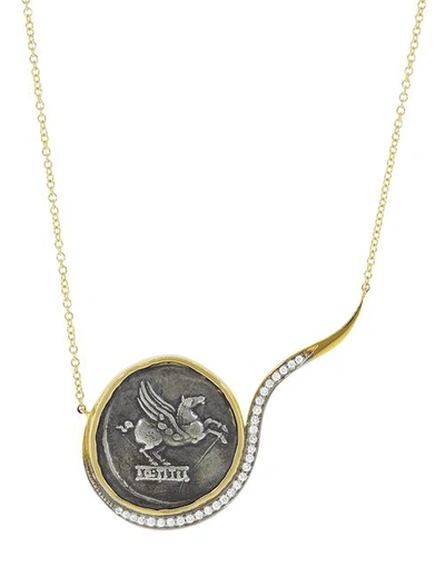 Jorge Adeler Pegasus Coin Necklace