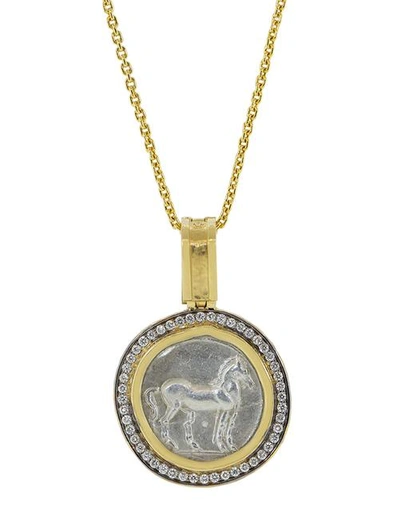 Jorge Adeler Carthage Horse Coin Necklace