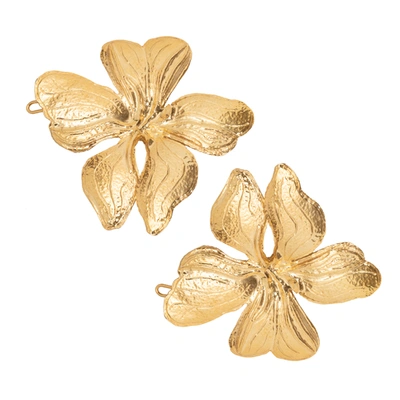 Christie Nicolaides Poppy Hair Clip Gold (pair)