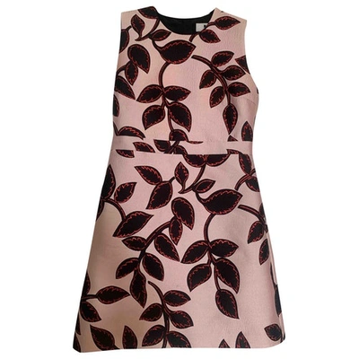 Pre-owned Msgm Mini Dress In Pink