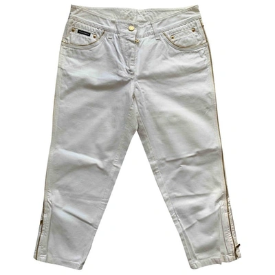 Pre-owned Dolce & Gabbana Short Jeans In White