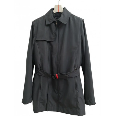 Pre-owned Prada Trenchcoat In Black