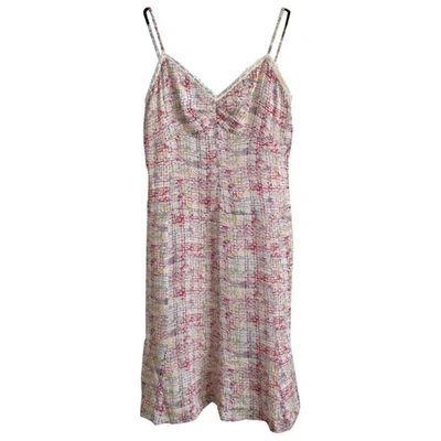 Pre-owned Chanel Silk Mid-length Dress In Multicolour