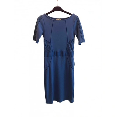 Pre-owned Reiss Mid-length Dress In Blue