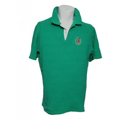 Pre-owned Aquascutum Polo Shirt In Green