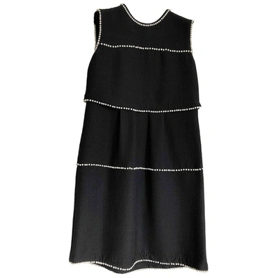 Pre-owned Edward Achour Mid-length Dress In Black