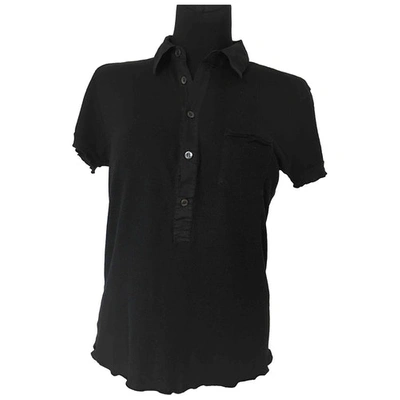 Pre-owned Diesel Linen Blouse In Black