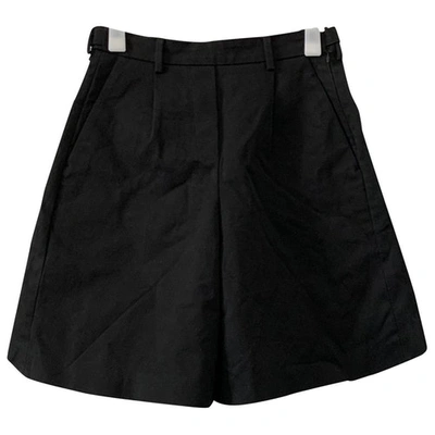 Pre-owned Neil Barrett Black Cotton - Elasthane Shorts