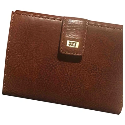 Pre-owned Linea Pelle Leather Wallet In Brown