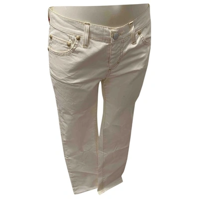 Pre-owned Holiday White Cotton Jeans