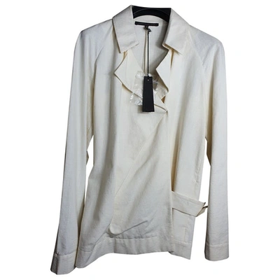 Pre-owned Alessandro Dell'acqua White Cotton Jacket