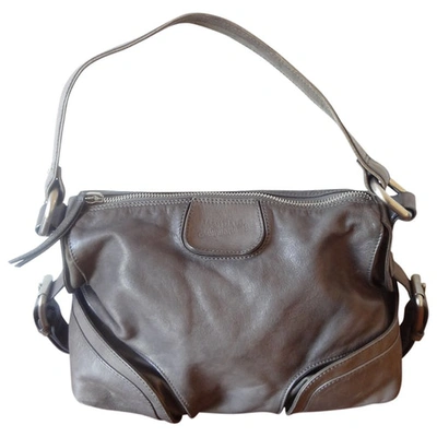 Pre-owned Jean Paul Gaultier Leather Handbag In Grey
